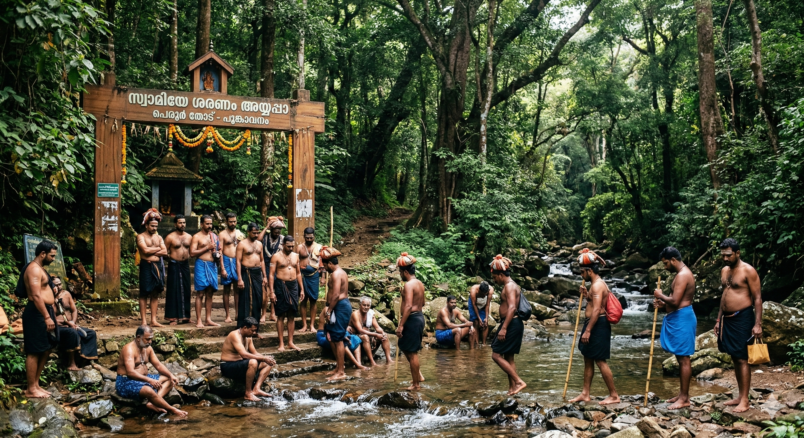 Perur Thodu sacred resting place view